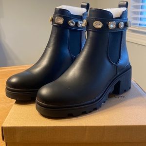 Brand New In Box Boutique Jeweled Booties - Size 7.5